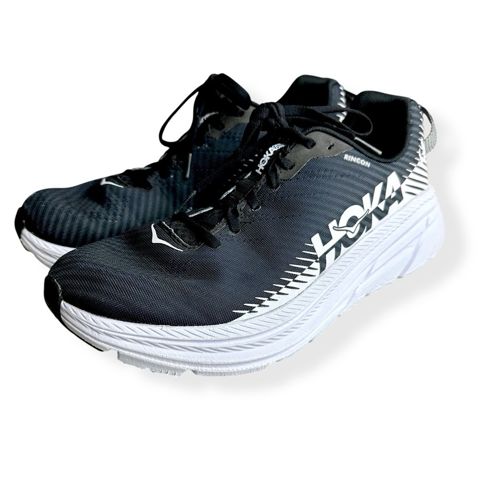 Hoka One One W Rincon 2 Women's Running Shoes Black/White (1110515) Size 11 - Picture 5 of 15